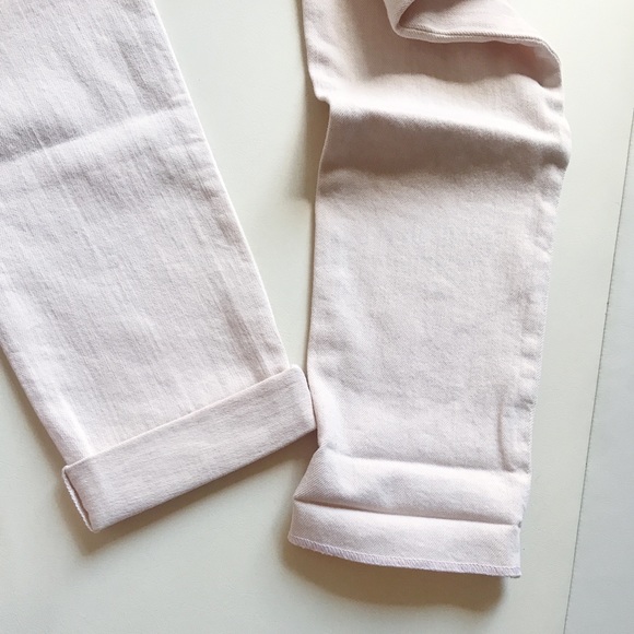 Current/Elliott | The Roller Pink Denim Pants - Picture 6 of 8